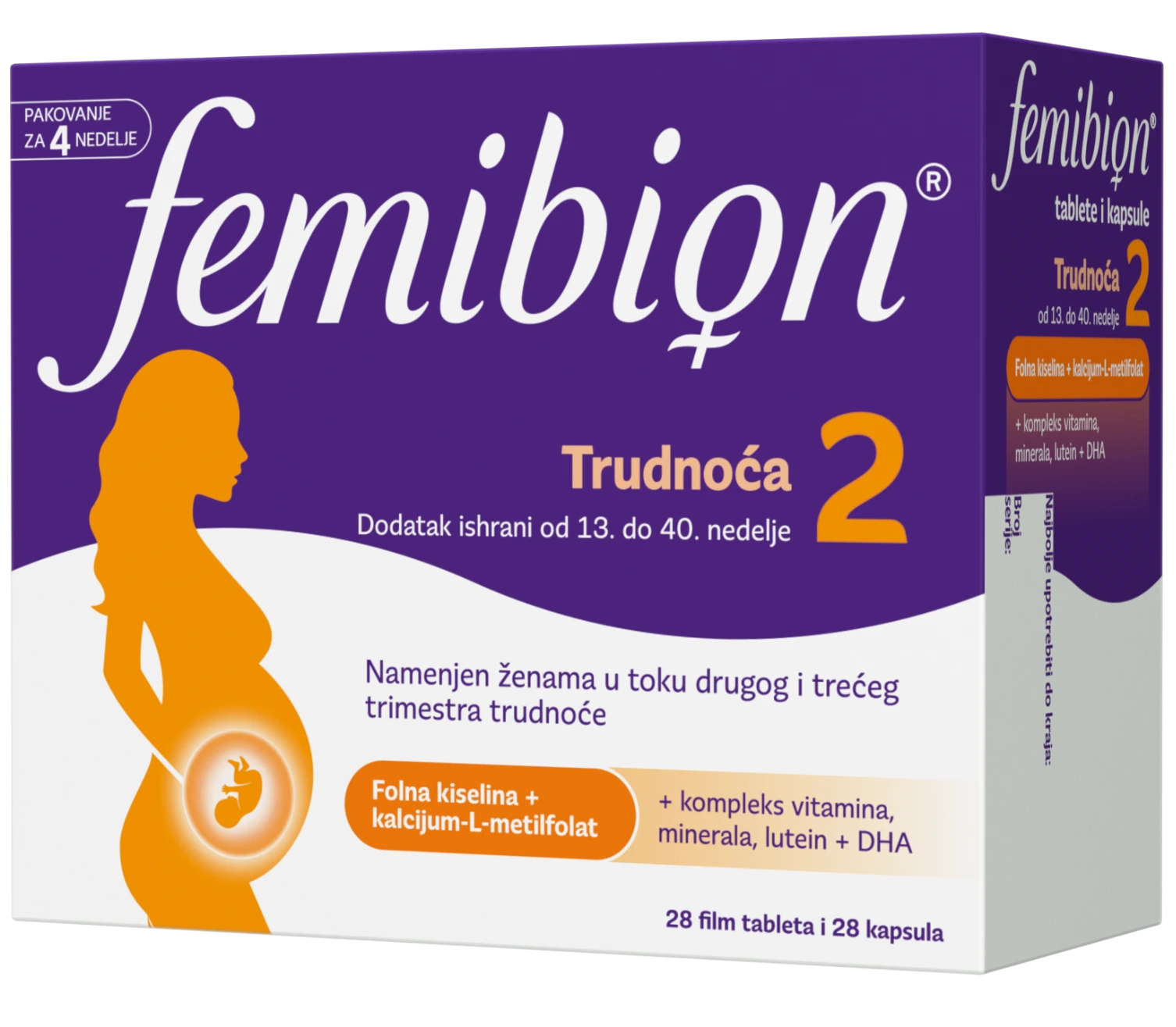 Femibion proizvod 2 tablete i kapsule